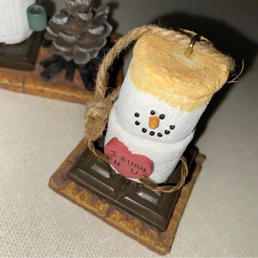 Midwest‎ Canon Falls The Original S'mores Snowman Christmas ornament Lot 5